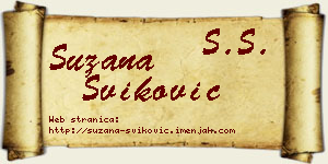 Suzana Šviković vizit kartica